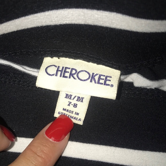 Cherokee Black and white striped skirt - Picture 2 of 2